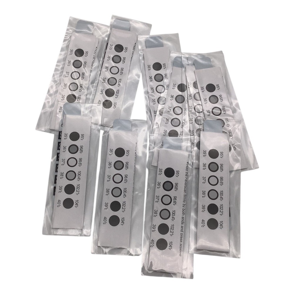 10pcs Reusable‎ Forehead Thermometer Strips For Fever Temperature Monitoring